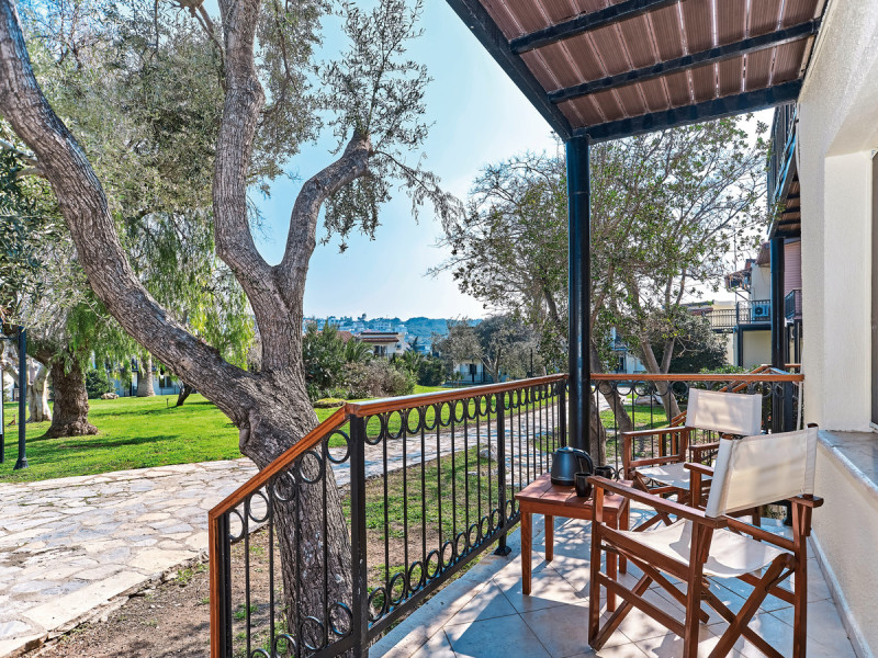 Wohnbeispiel Doppelzimmer Gartenblick