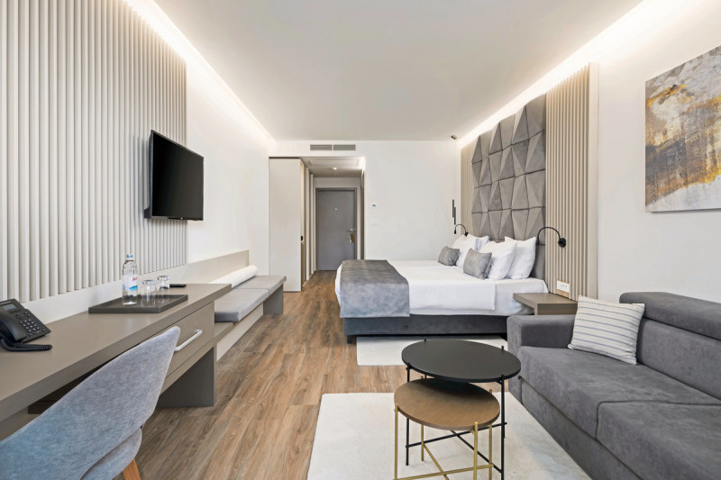 Wohnbeispiel Doppelzimmer Deluxe seitl. Meerblick