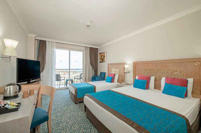 Wohnbeispiel Doppelzimmer seitlicher Meerblick