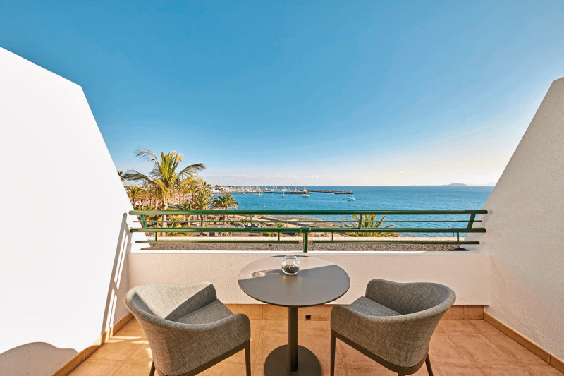 Wohnbeispiel Doppelzimmer seitlicher Meerblick