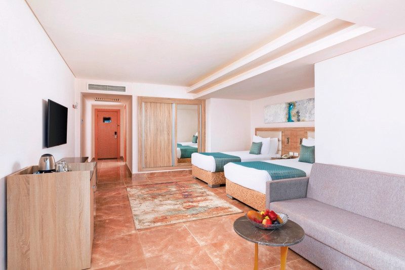 Wohnbeispiel Doppelzimmer Standard seitl. Meerblick