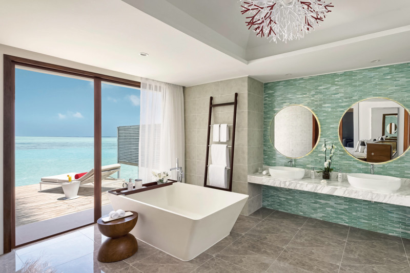 Beispiel Bad Over Water Pool Villa