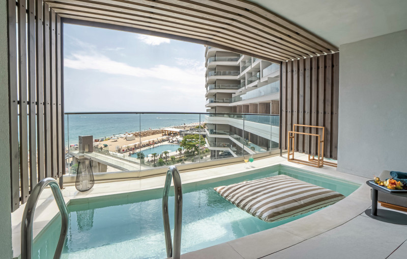 Wohnbeispiel Doppelzimmer Swim Up Meerblick
