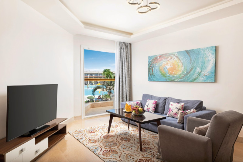 Wohnbeispiel Juniorsuite Poolblick