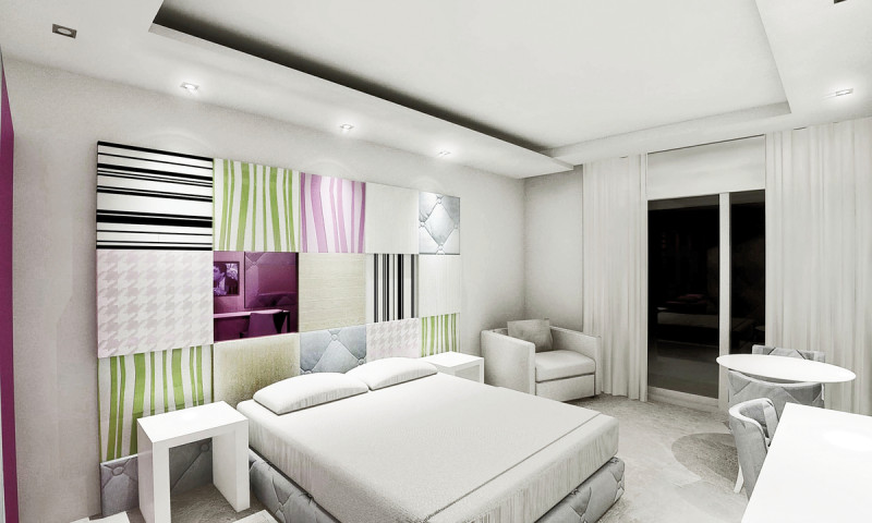 Wohnbeispiel Doppelzimmer Deluxe Gartenblick