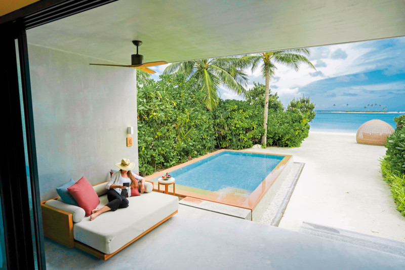 Sunset Beach Villa with Private Pool