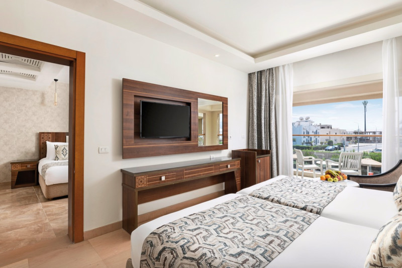 Wohnbeispiel Familienzimmer 2 Schlafzimmer Gartenblick