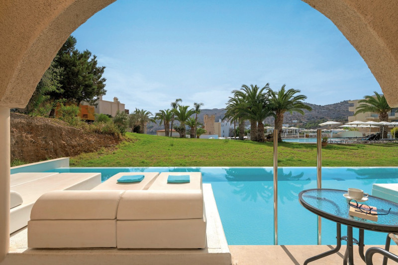 Wohnbeispiel Doppelzimmer Deluxe Gemeinschaftspool