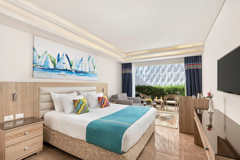 Wohnbeispiel Doppelzimmer Gartenblick