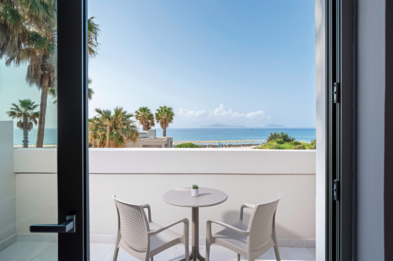 Wohnbeispiel Doppelzimmer Meerblick zum Teil seitlich