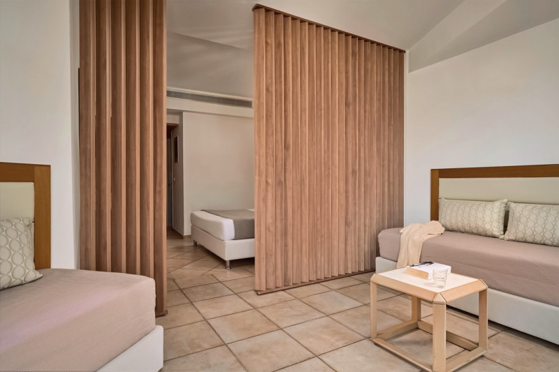 Wohnbeispiel Familienzimmer Superior seitlicher Meerblick