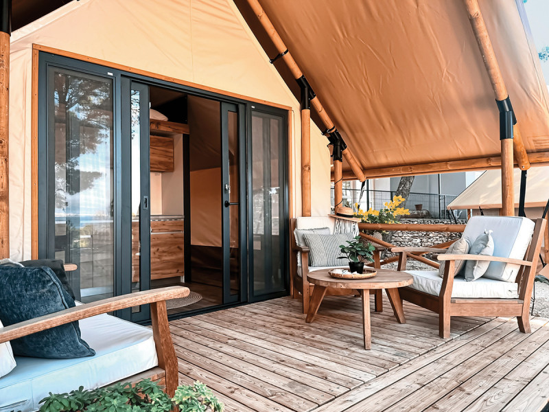 Wohnbeispiel Glamping-Zelt 
