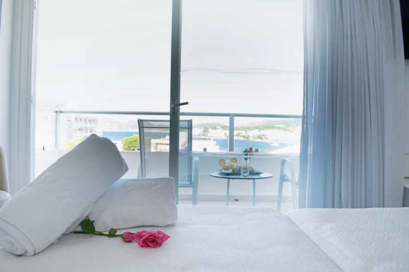 Wohnbeispiel Doppelzimmer Komfort seitl. Meerblick