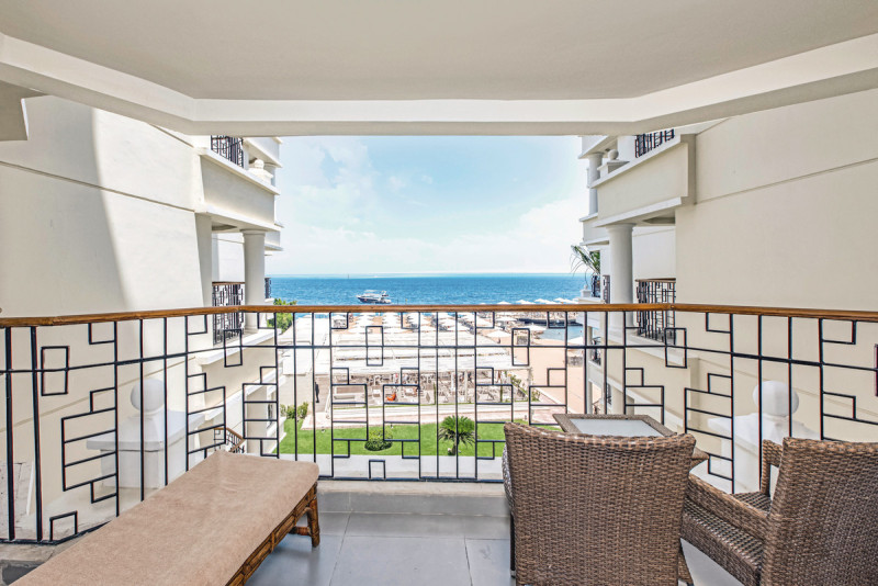 Beispiel Balkon Doppelzimmer Premium Meerblick