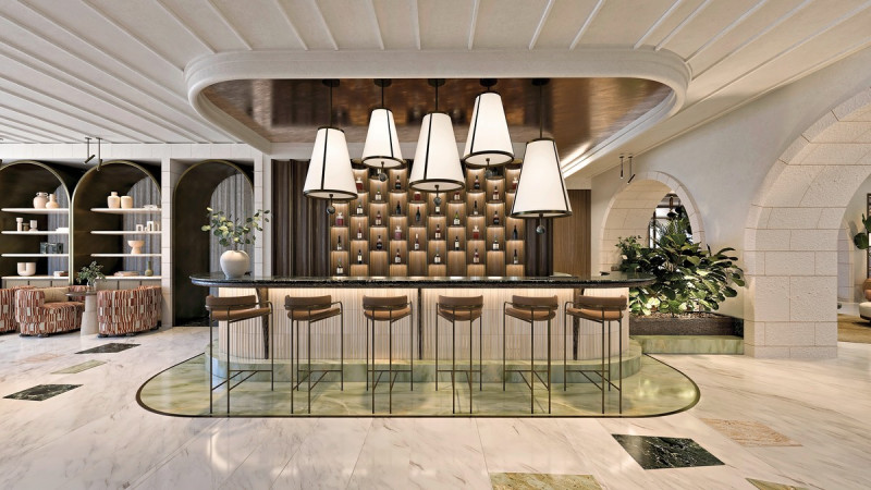 Modellzeichnung Lobby