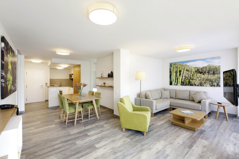 Wohnbeispiel Apt. 2 Schlafzimmer seitl. Meerblick