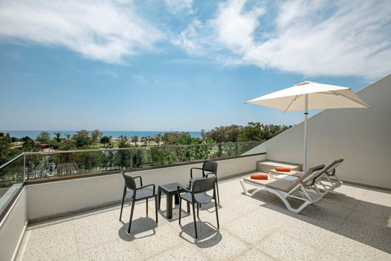 Wohnbeispiel Familienzimmer mit Terrasse