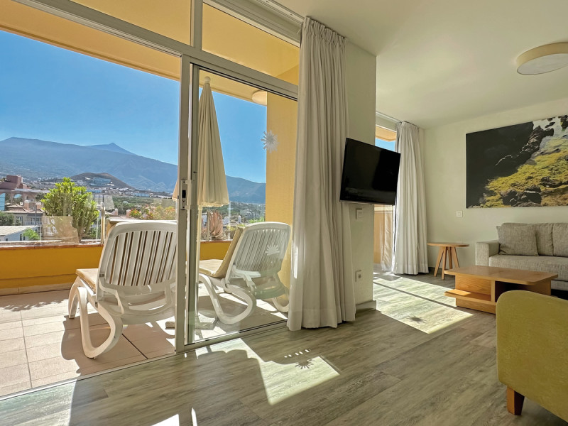 Wohnbeispiel Appartement 1 Schlafzimmer seitlicher Meerblick