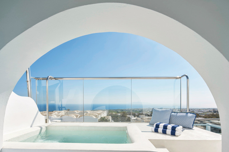 Wohnbeispiel Suite mit Meerblick und Au&szlig;enwhirlpool