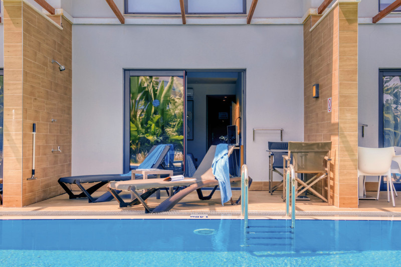 Beispiel Terrasse Maisonnette Swim-Up