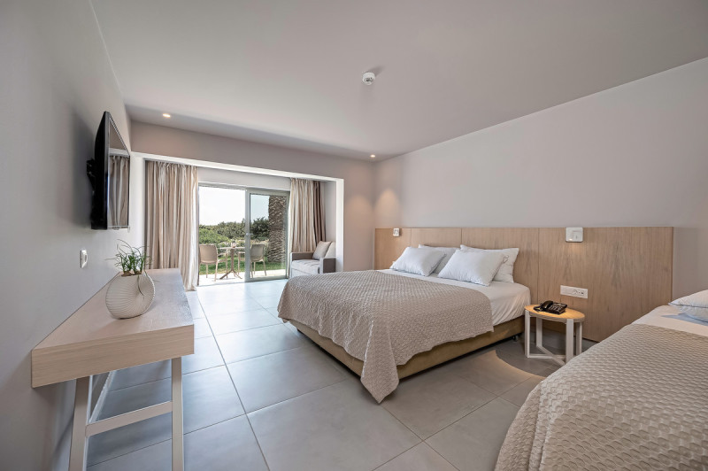 Wohnbeispiel Familienzimmer Gartenblick