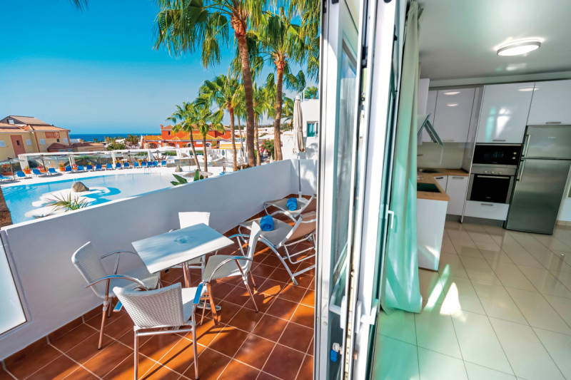 Wohnbeispiel Appartement Deluxe Poolblick