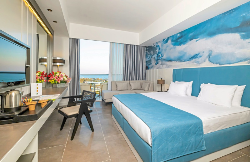 Wohnbeispiel Doppelzimmer seitlicher Meerblick