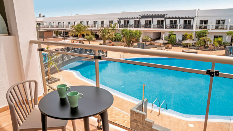 Wohnbeispiel Doppelzimmer Poolblick