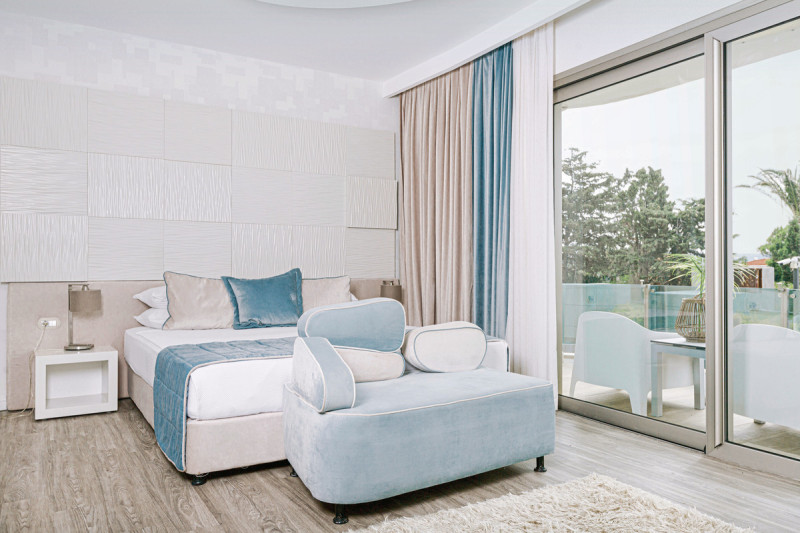 Wohnbeispiel Doppelzimmer Deluxe Gartenblick