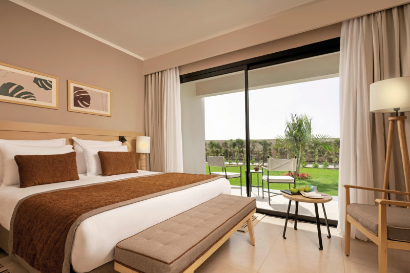 Wohnbeispiel Doppelzimmer Deluxe Gartenblick