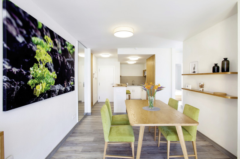 Wohnbeispiel Apt. 1 Schlafzimmer seitl. Meerblick