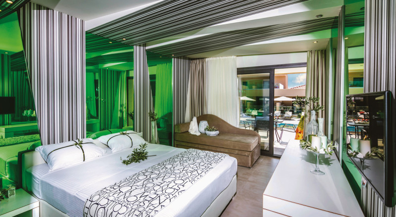 Wohnbeispiel Doppelzimmer Deluxe Gartenblick