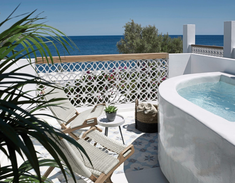 Wohnbeispiel Doppelz. Deluxe Meerblick Au&szlig;enjacuzzi