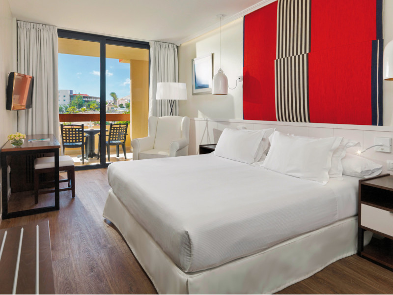 Wohnbeispiel Doppelzimmer seitl. Meerblick Abendsonne