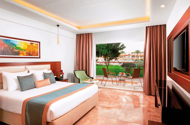 Wohnbeispiel Doppelzimmer Standard Gartenblick