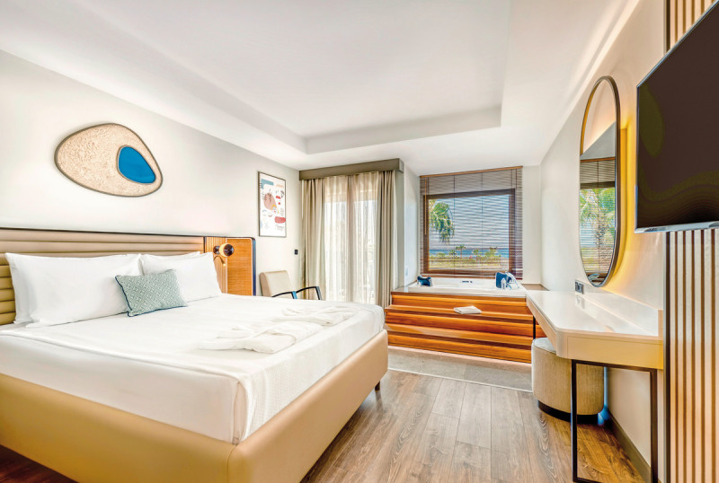 Wohnbeispiel Doppelzimmer Comfort Standard mit Jacuzzi