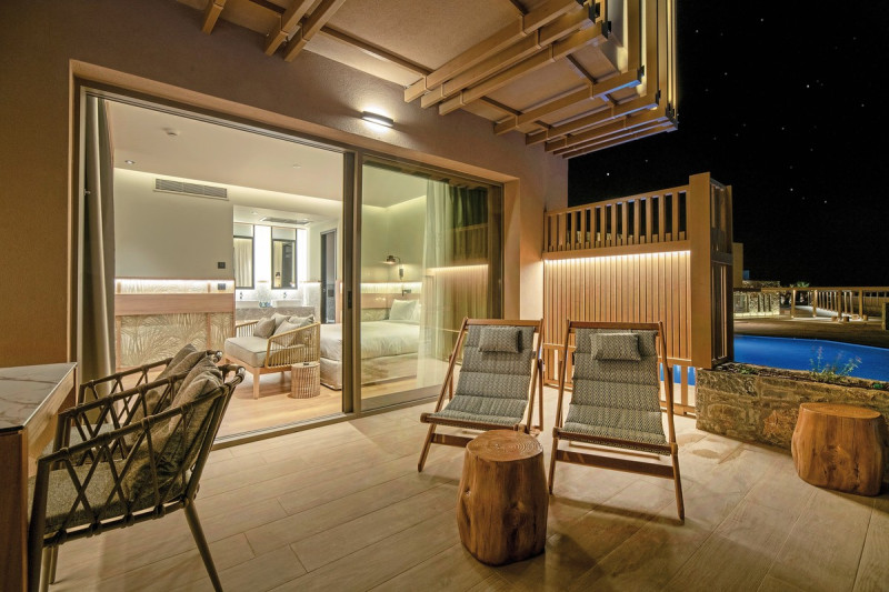 Wohnbeispiel Doppelzimmer Swim Up Gemeinschaftspool
