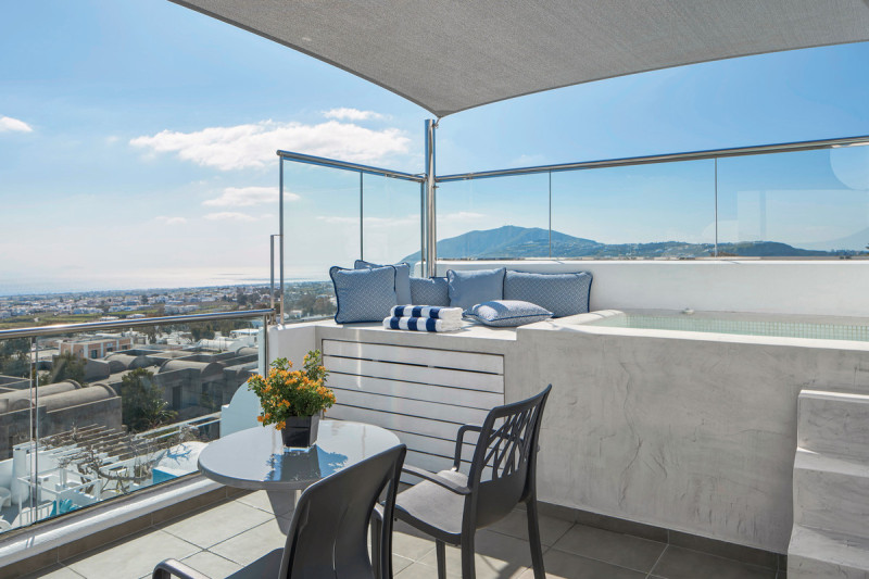Wohnbeispiel Suite mit Meerblick und Au&szlig;enwhirlpool