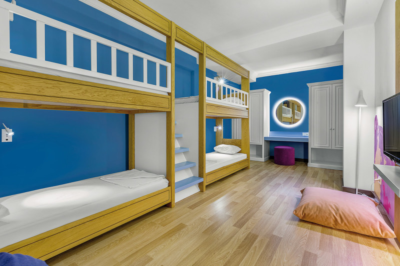 Wohnbeispiel Familienzimmer mit Etagenbett