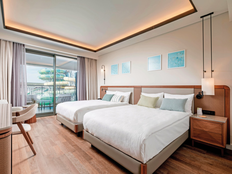 Wohnbeispiel Familysuite Deluxe Familienbereich Abenteuerpark Blick