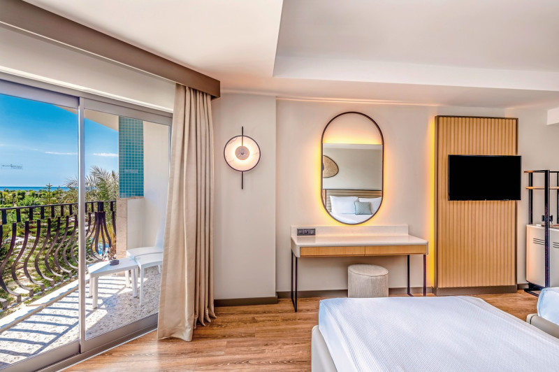 Wohnbeispiel 	Doppelzimmer Comfort seitlicher Meerblick