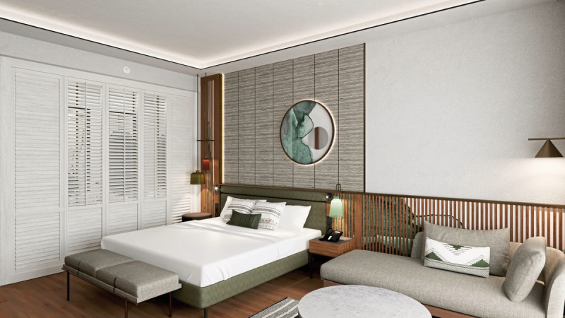 Wohnbeispiel DZ Deluxe Meerblick Community Bereich