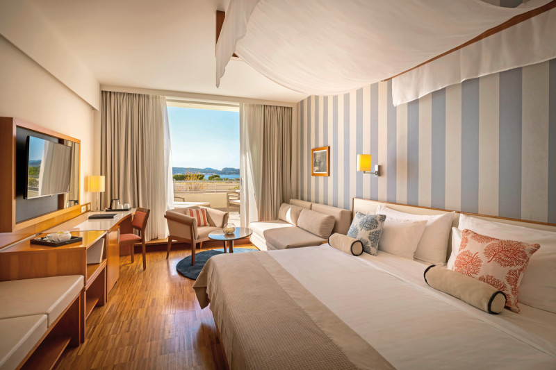 Wohnbeispiel Zimmer f&uuml;r 2 plus 1 Meerblick