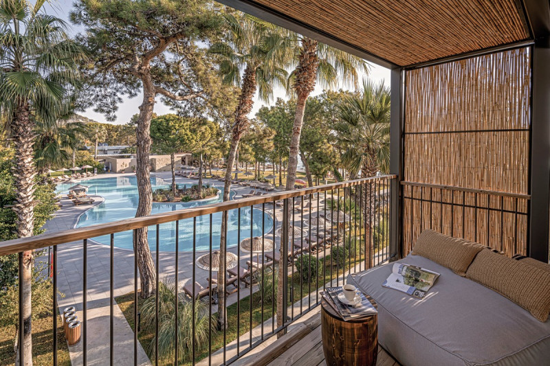 Beispiel Balkon Doppelzimmer Deluxe seitl. Meerblick