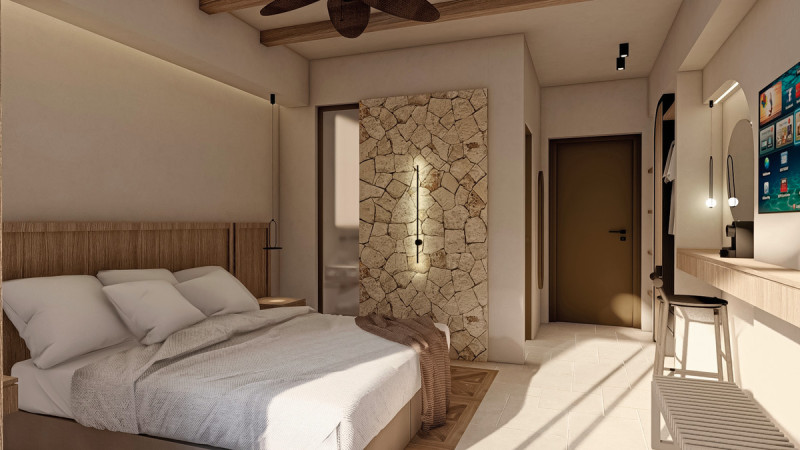 Wohnbeispiel Bungalow Gartenblick