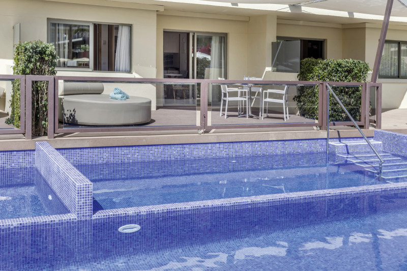 Wohnbeispiel Suite 1 Schlafzimmer Swim-Up