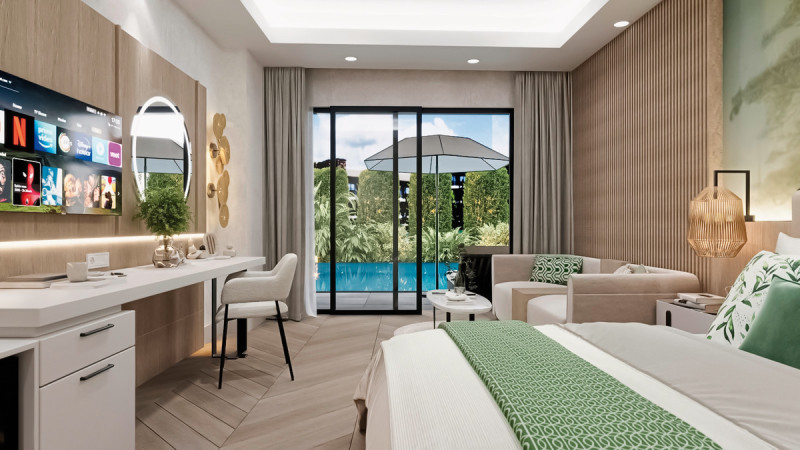 Modellbild Swim Up Zimmer