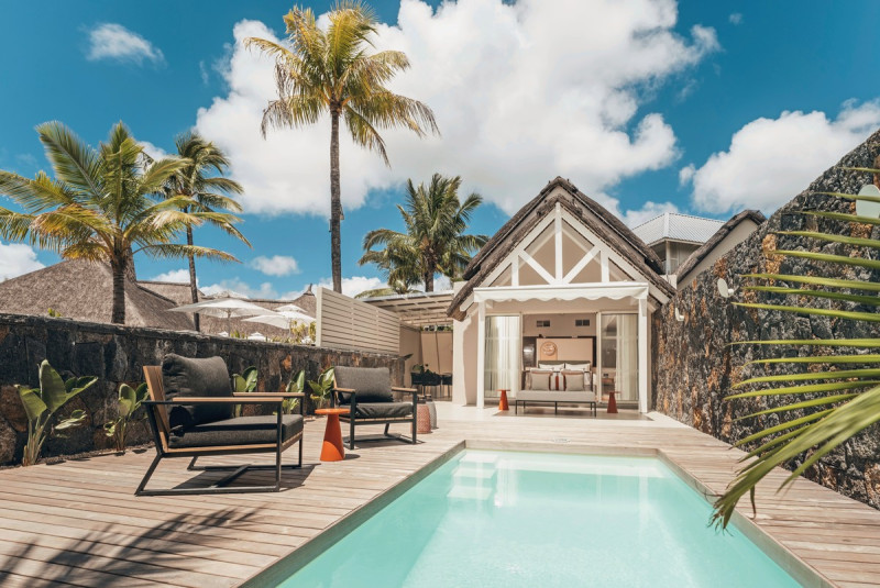 Wohnbeispiel Beachfront Villa with Pool