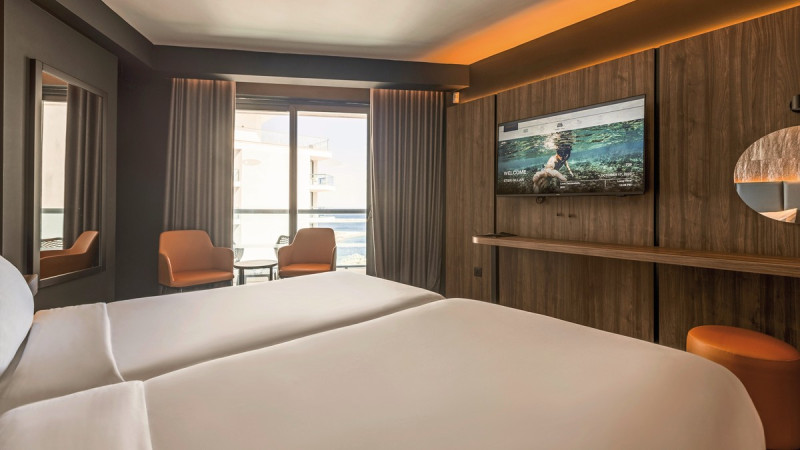 Wohnbeispiel Doppelzimmer Deluxe seitl. Meerblick