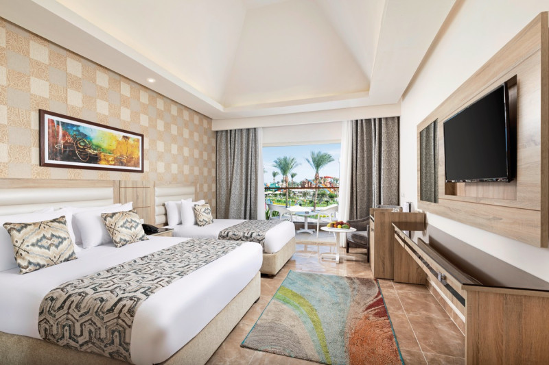 Wohnbeispiel Doppelzimmer Standard Poolblick